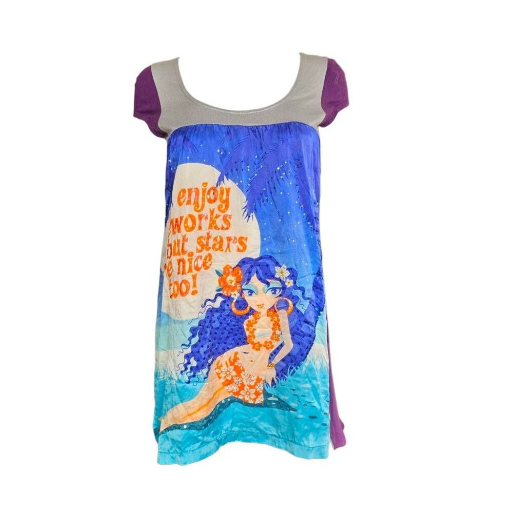 custo barcelona euro graphic swing dress